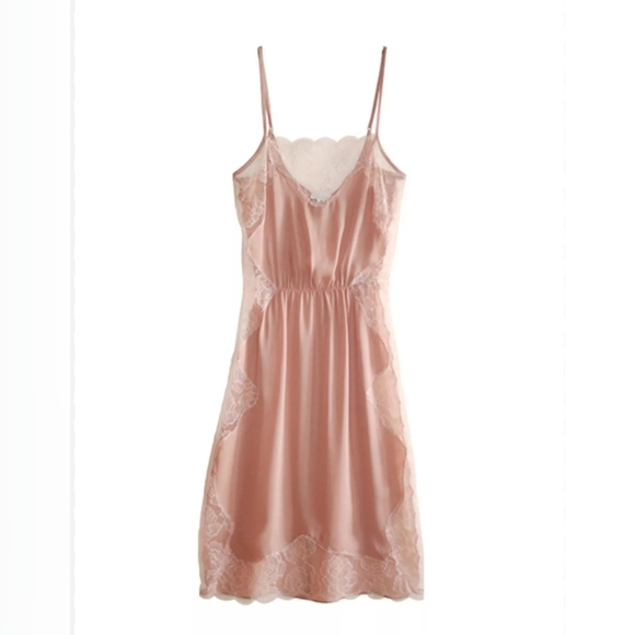 Fleur du mal Sheer Pink Dress - Picture 2 of 9